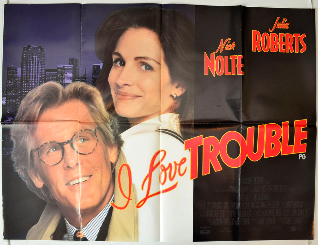 I Love Trouble Original British Quad Poster - Movie Poster