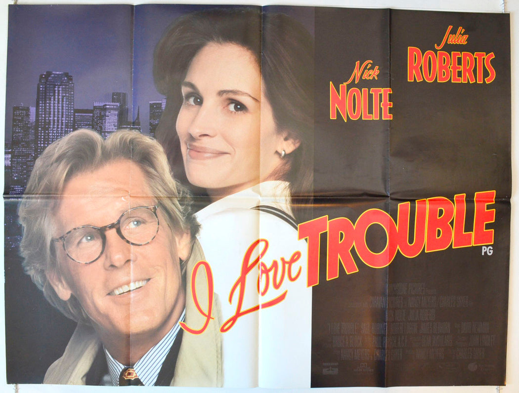 I Love Trouble Original British Quad Poster - Movie Poster