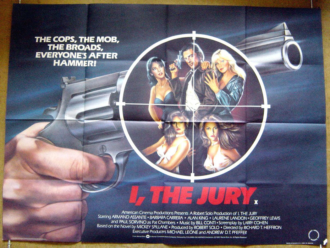 I, The Jury  Original Quad Movie Poster  