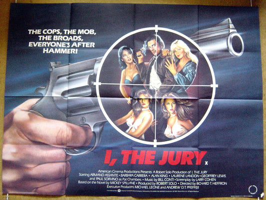 I, The Jury  Original Quad Movie Poster  