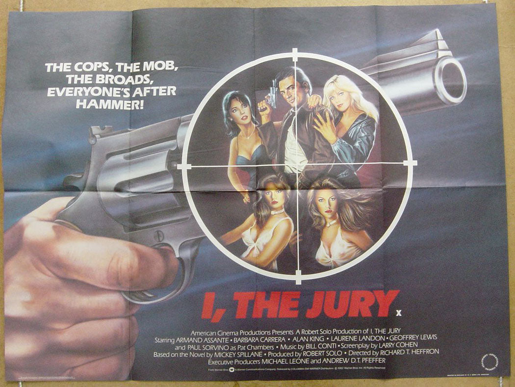 I, The Jury  Original Quad Movie Poster  