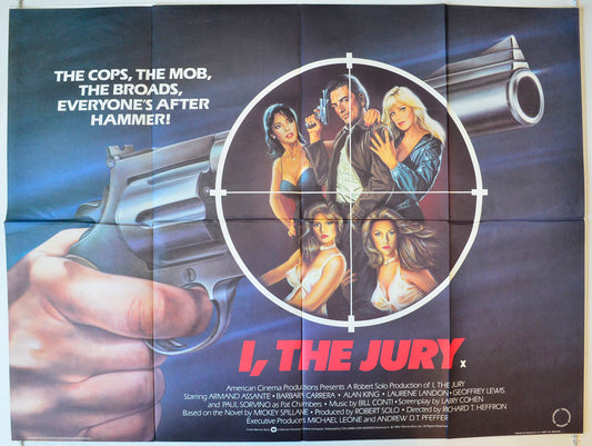 I, The Jury Original British Quad Poster - Movie Poster