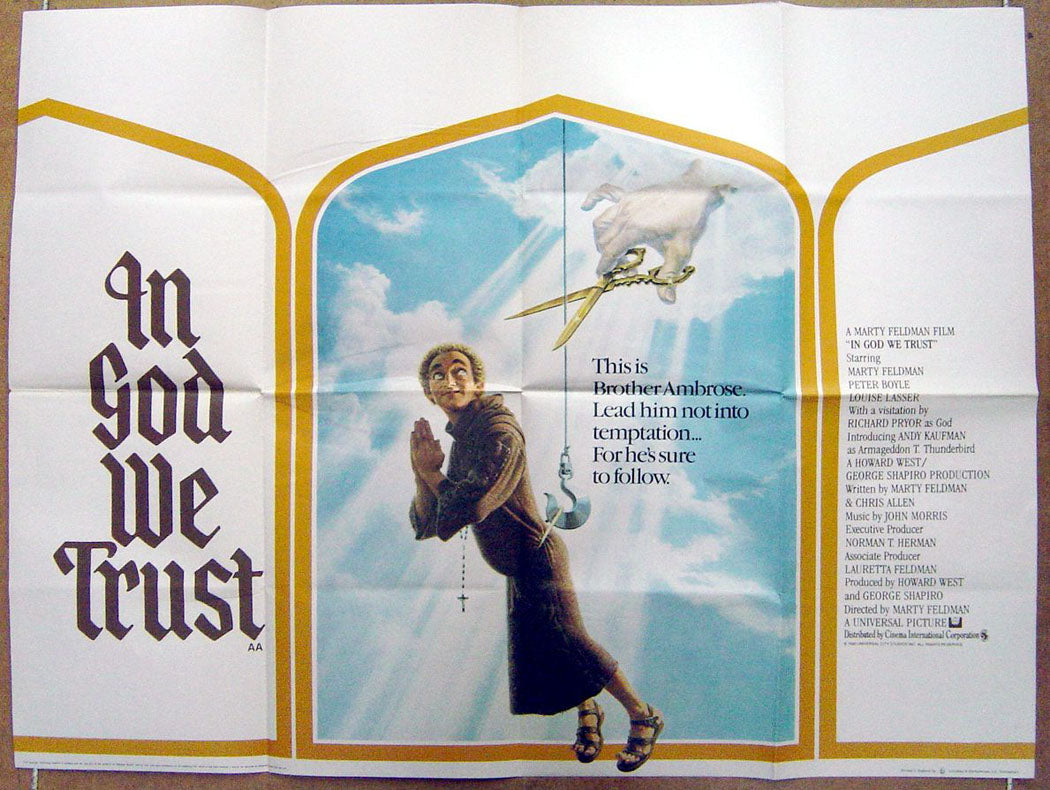 In God We Trust  Original Quad Movie Poster  