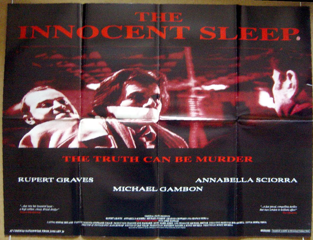 The Innocent Sleep  Original Quad Movie Poster  