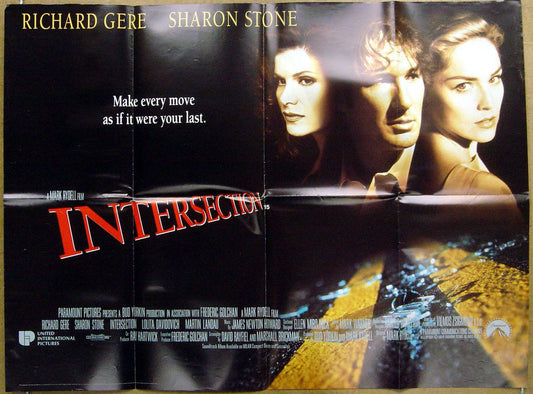 Intersection  Original Quad Movie Poster