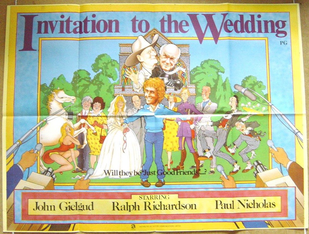 Invitation To The Wedding  Original Quad Movie Poster  