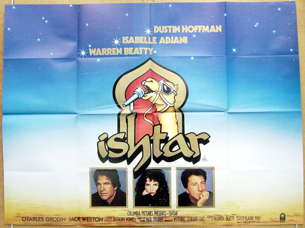 Ishtar  Original Quad Movie Poster  