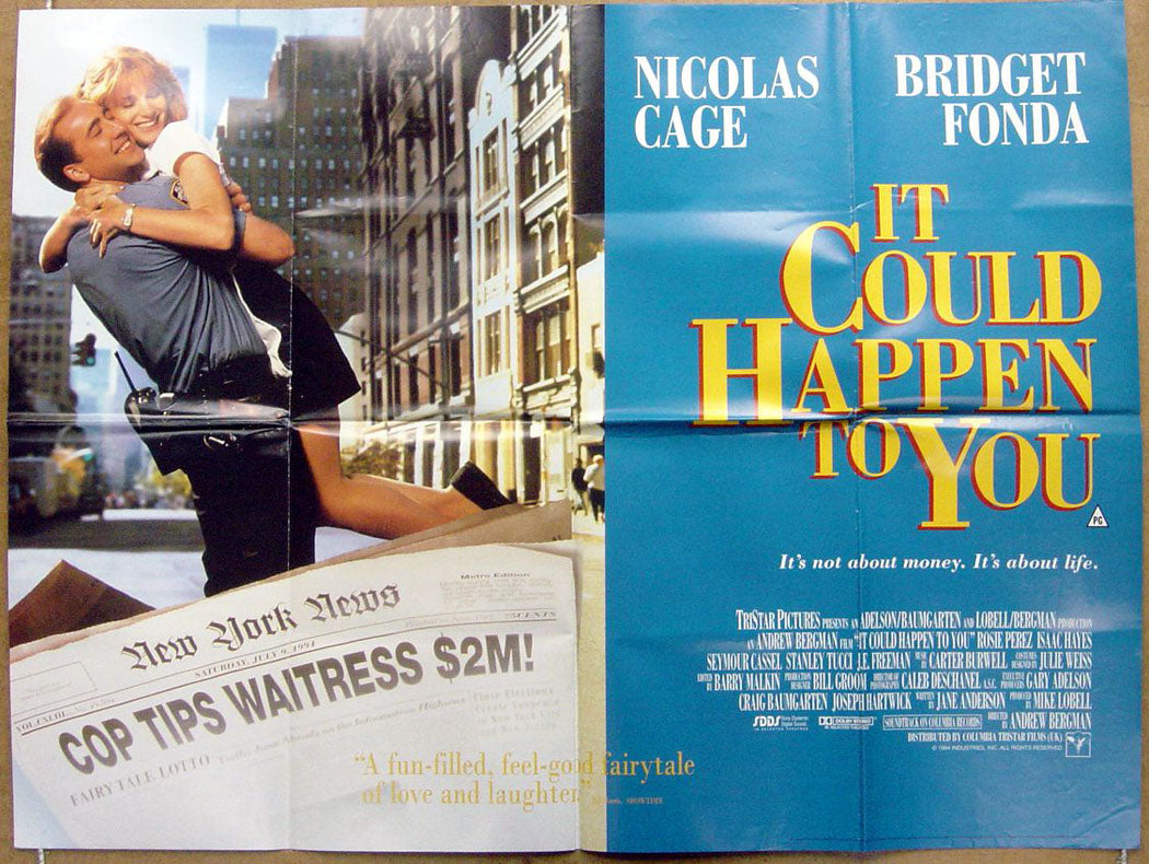 It Could Happen To You  Original Quad Movie Poster  