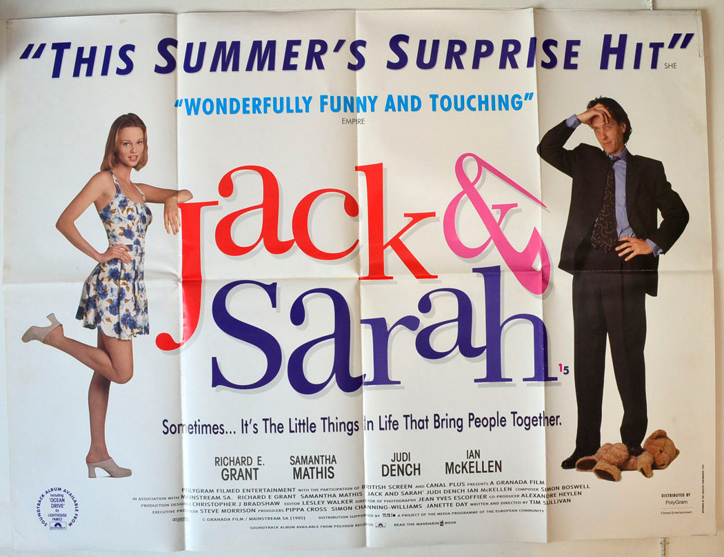 Jack And Sarah Original British Quad Poster - Movie Poster