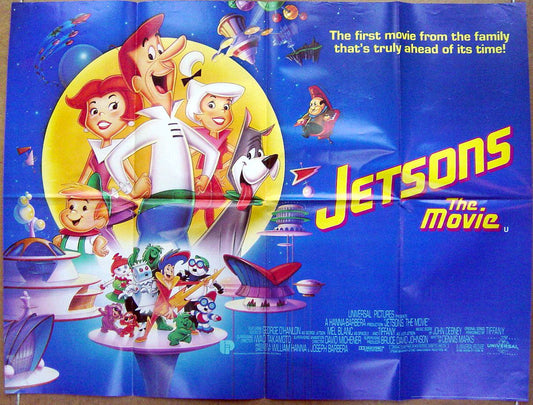 Jetsons : The Movie  Original Quad Movie Poster  