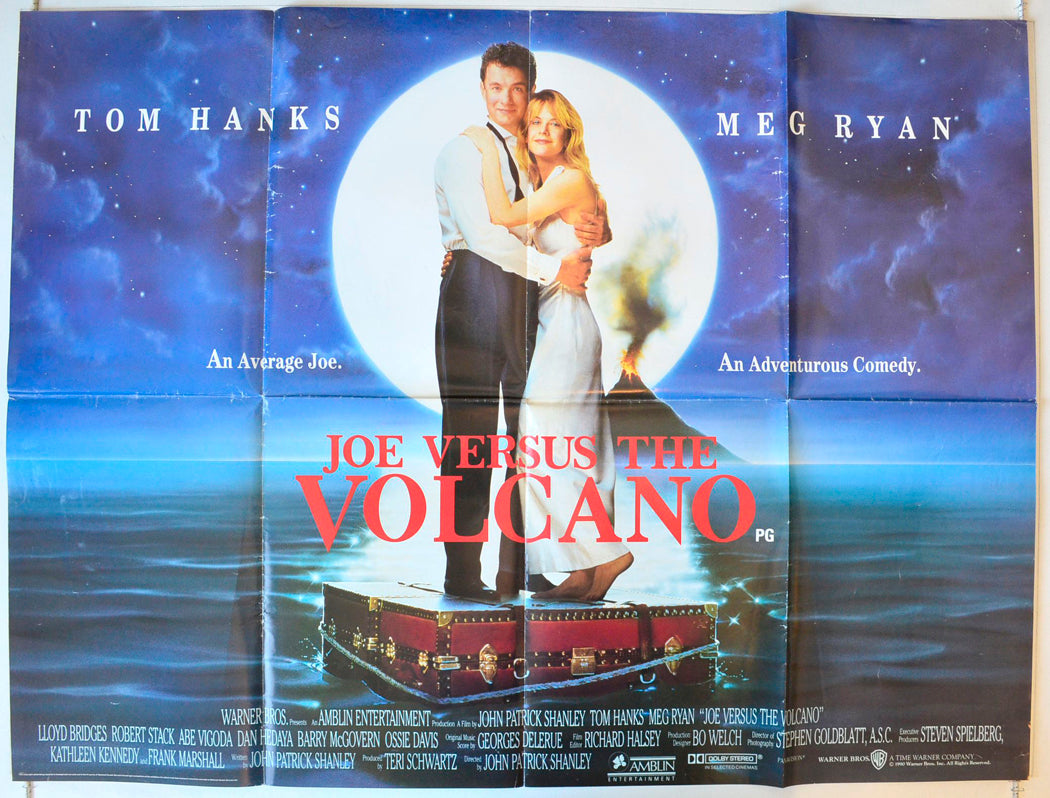 Joe Versus The Volcano Original British Quad Poster - Movie Poster