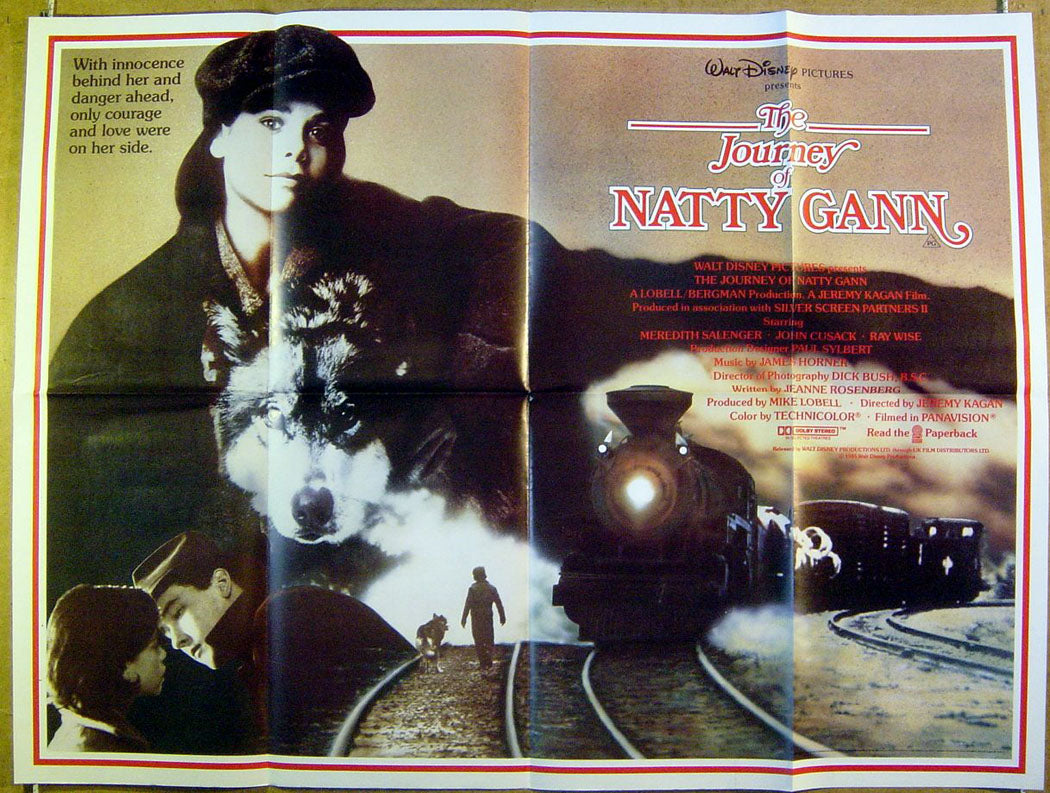 The Journey Of Natty Gann  Original Quad Movie Poster  