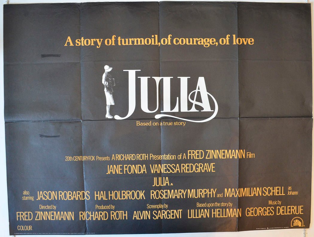 Julia Original British Quad Poster - Movie Poster