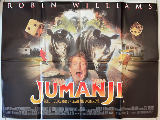 Jumanji Original British Quad Poster - Movie Poster