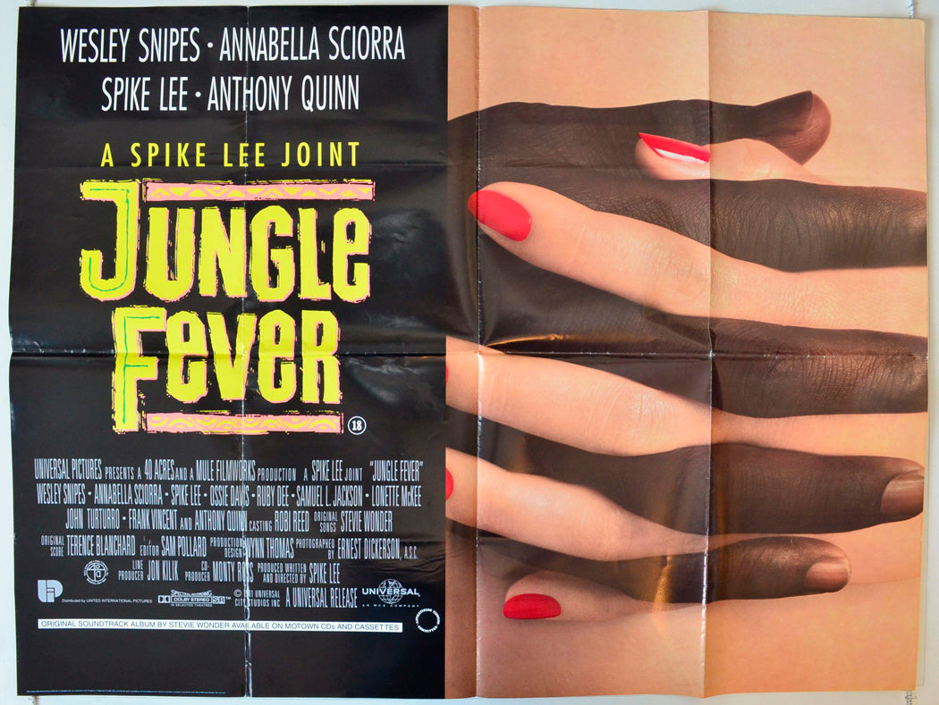 Jungle Fever Original British Quad Poster - Movie Poster