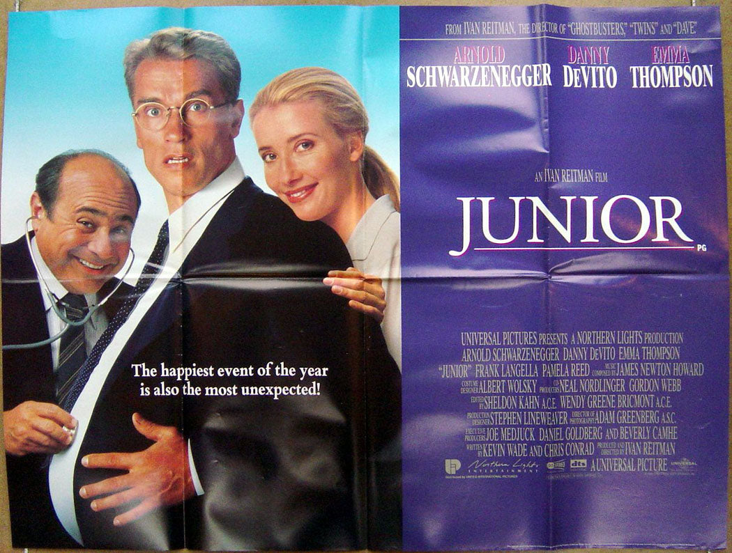 Junior  Original Quad Movie Poster  