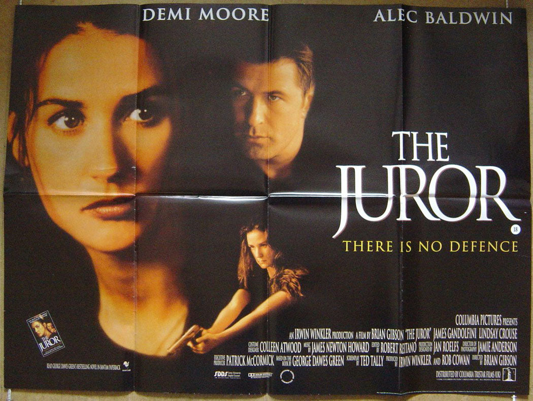 The Juror  Original Quad Movie Poster  