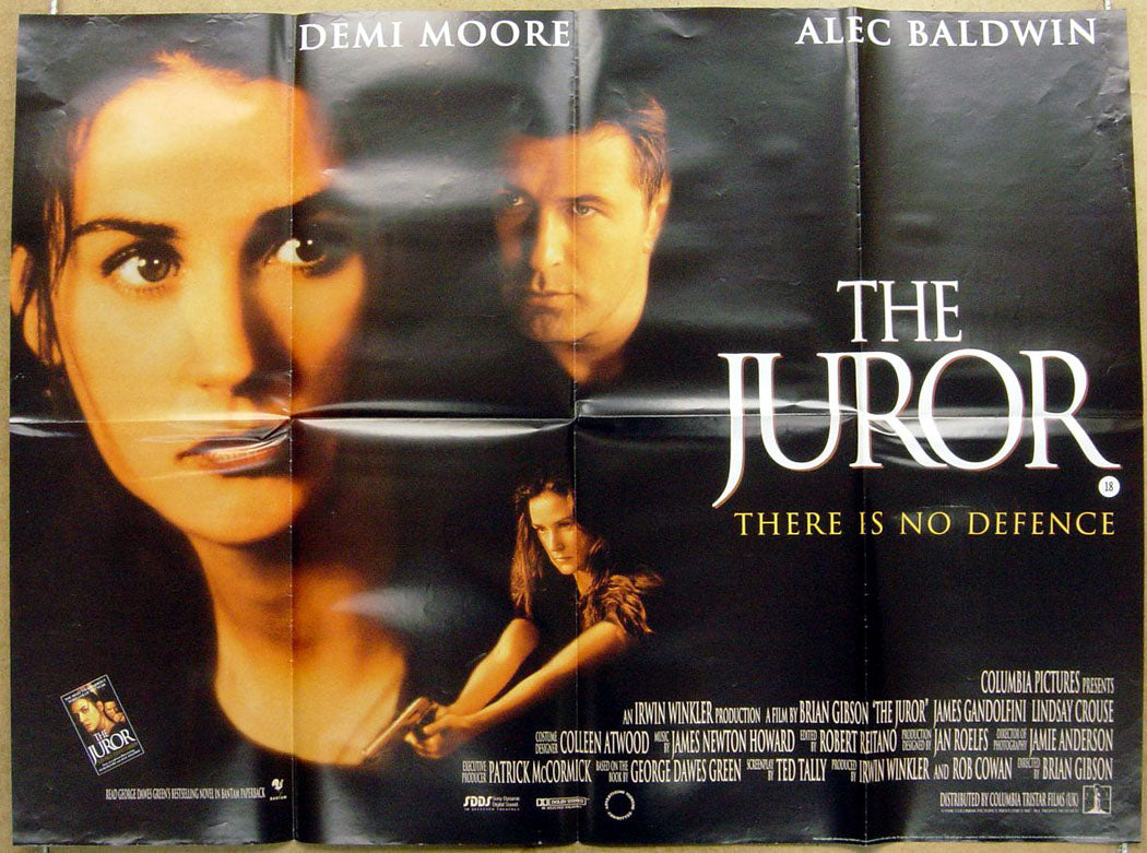 The Juror  Original Quad Movie Poster