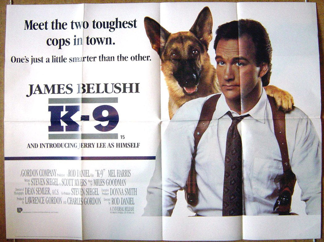 K-9  Original Quad Movie Poster  