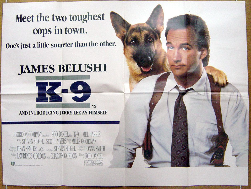 K-9  Original Quad Movie Poster  