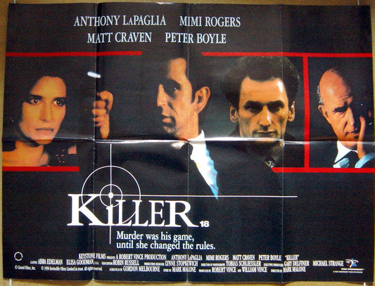 Killer  Original Quad Movie Poster  