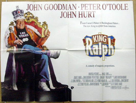 King Ralph  Original Quad Movie Poster  