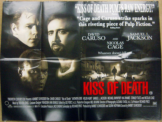 Kiss Of Death  Original Quad Movie Poster  