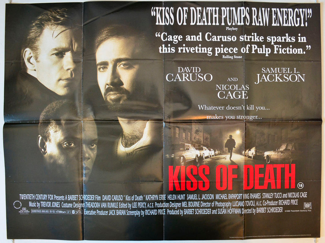 Kiss Of Death Original British Quad Poster - Movie Poster