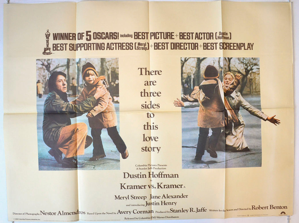 Kramer vs Kramer Original British Quad Poster - Movie Poster