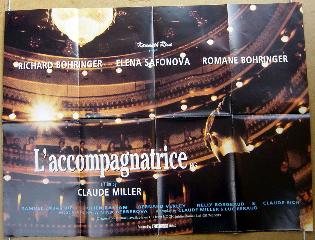 L'Accompagnatrice  (a.k.a. The Accompanist)  Original Quad Movie Poster  