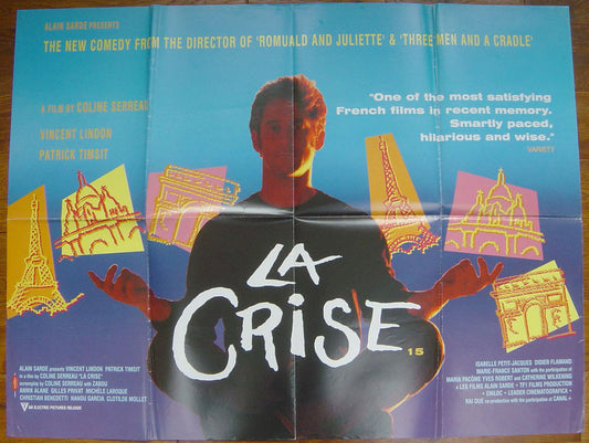 La Crise  (a.k.a. Crisis)  Original Quad Movie Poster  