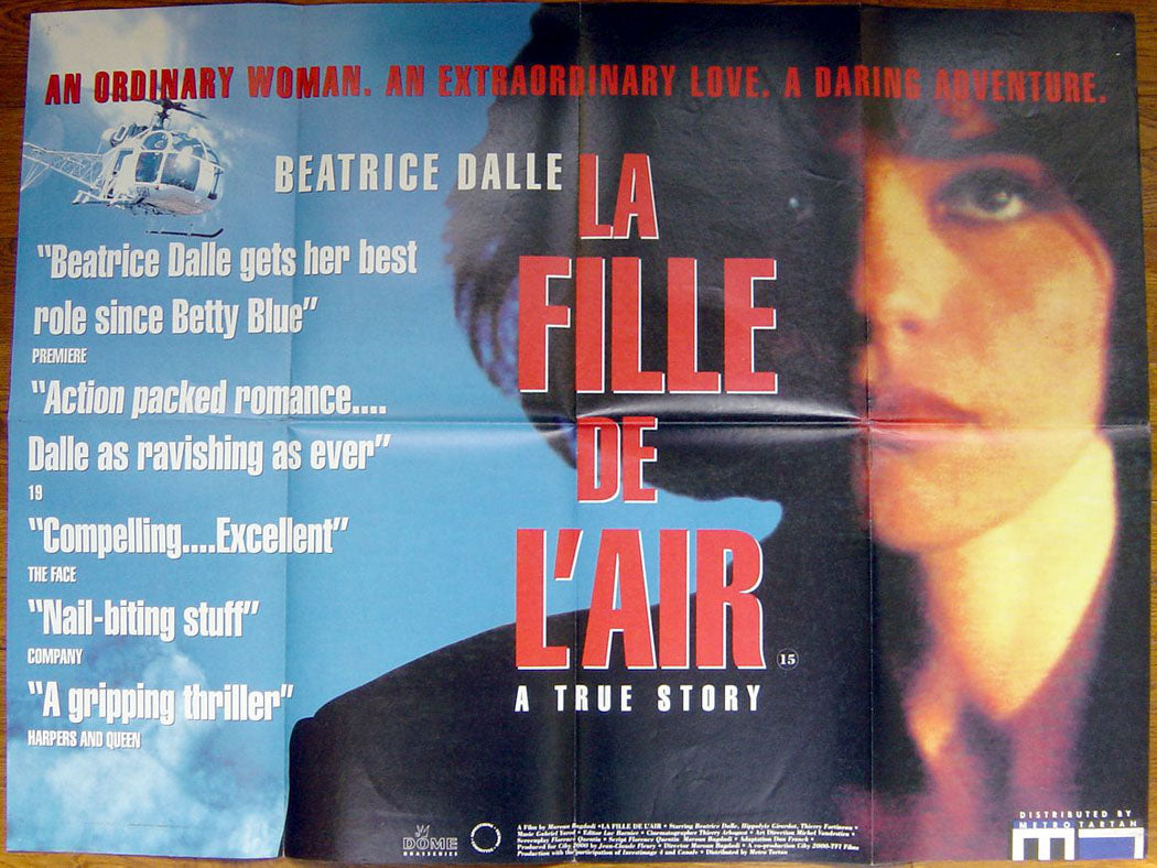 La Fille De Lair  (a.k.a. The Girl In The Air)  Original Quad Movie Poster  