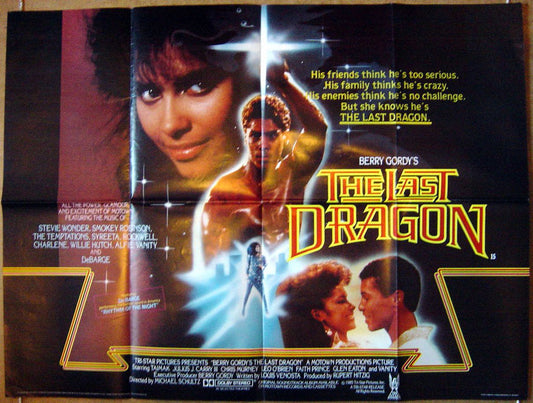 The Last Dragon  Original Quad Movie Poster  