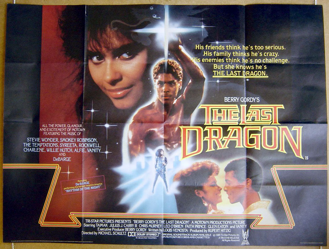 The Last Dragon  Original Quad Movie Poster  