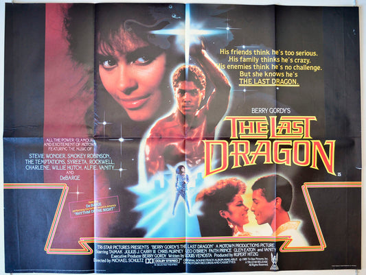 The Last Dragon Original British Quad Poster - Movie Poster