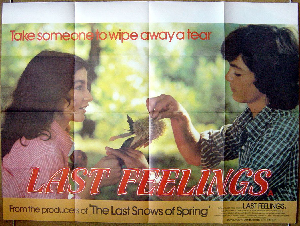 Last Feelings  Original Quad Movie Poster  