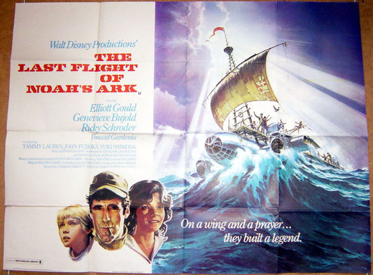 The Last Flight Of Noah's Ark  Original Quad Movie Poster 