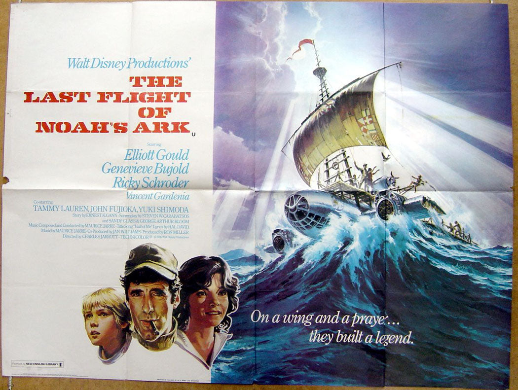 The Last Flight Of Noah's Ark  Original Quad Movie Poster  