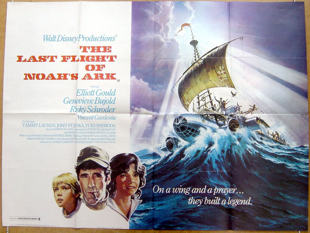 The Last Flight Of Noah's Ark  Original Quad Movie Poster  