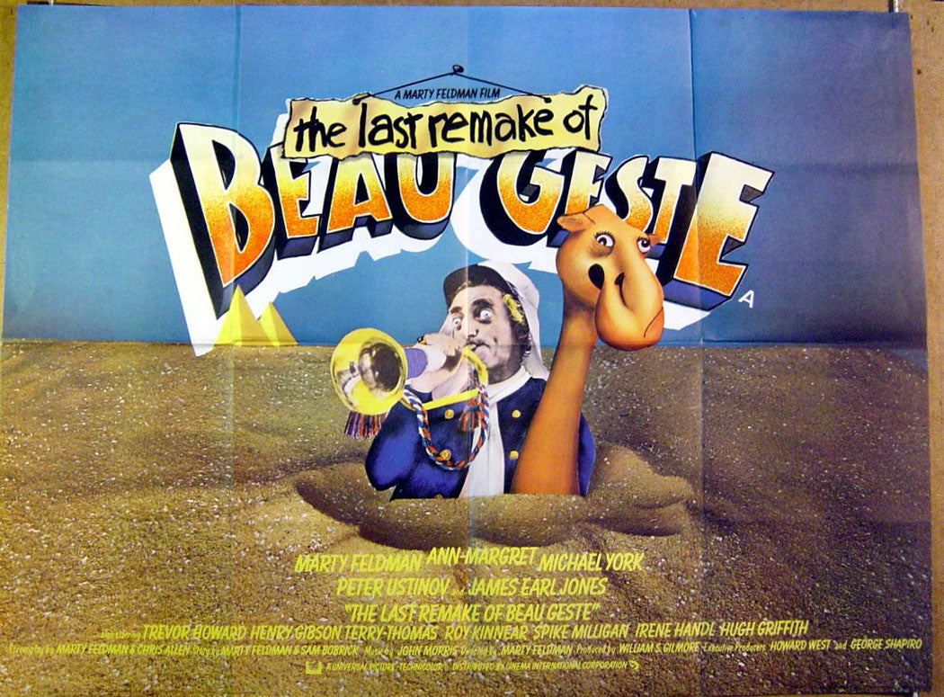 The Last Remake Of Beau Geste  Original Quad Movie Poster  