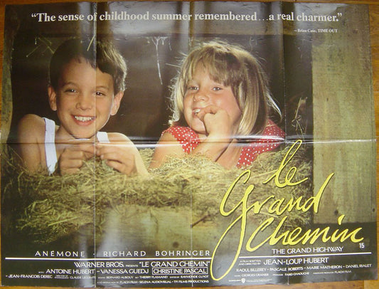 Le Grand Chemin  (a.k.a. The Grand Highway)  Original Quad Movie Poster  