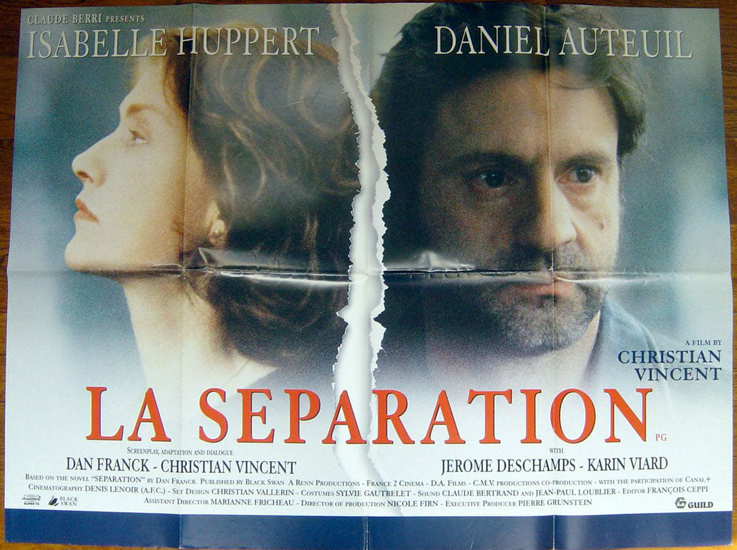 Le Separation  (a.k.a. The Separation)  Original Quad Movie Poster  