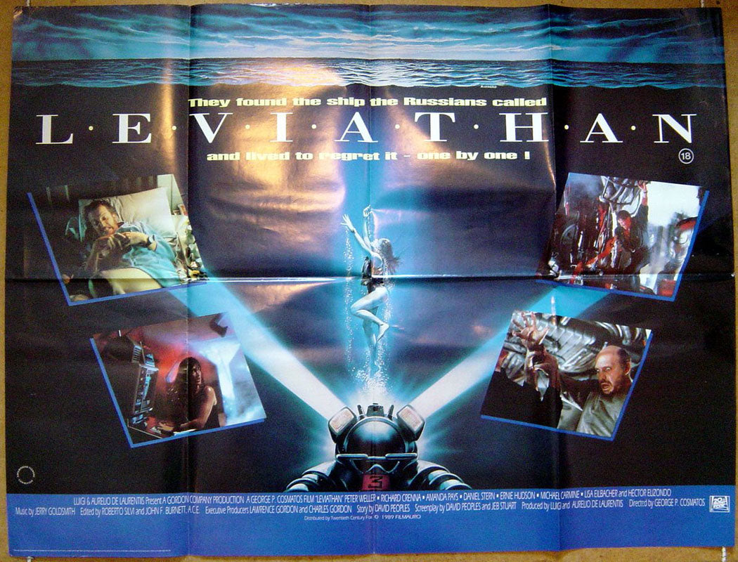 Leviathan  Original Quad Movie Poster  