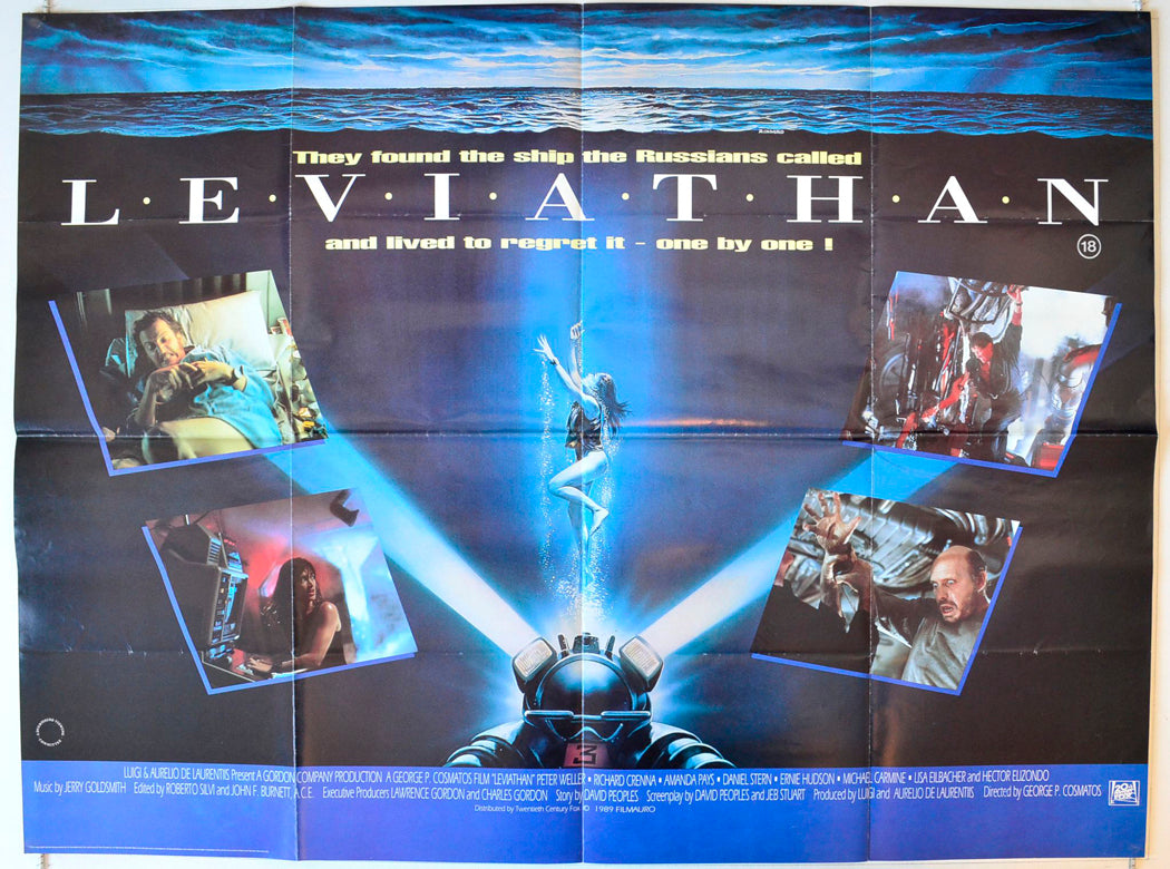 Leviathan Original British Quad Poster - Movie Poster