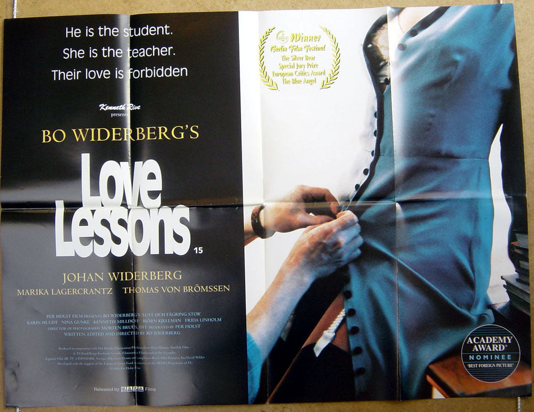 Love Lessons  (a.k.a. Lust och fägring stor)  Original Quad Movie Poster  