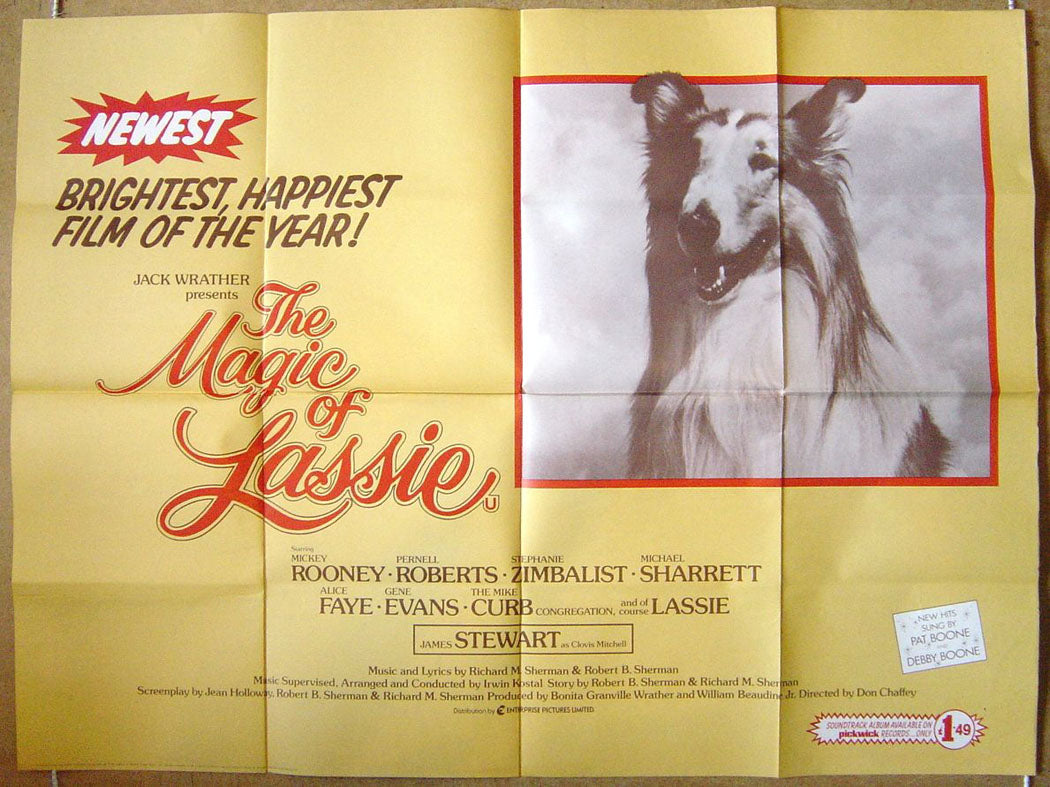 The Magic Of Lassie  Original Quad Movie Poster  