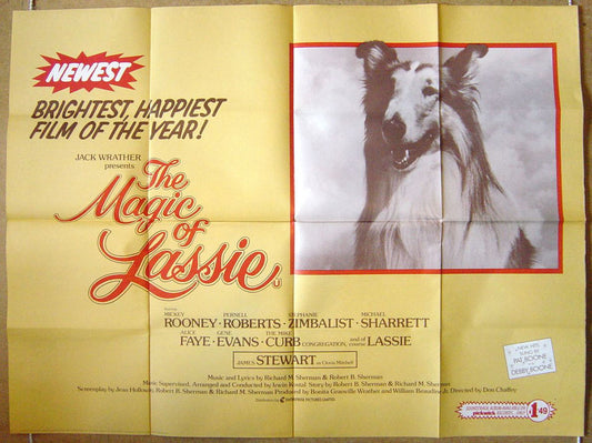 The Magic Of Lassie  Original Quad Movie Poster  