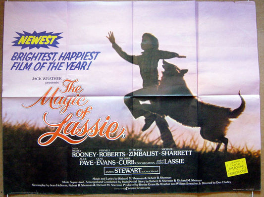 The Magic Of Lassie  (Design 2)  Original Quad Movie Poster  