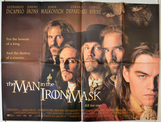 The Man In The Iron Mask Original British Quad Poster - Movie Poster