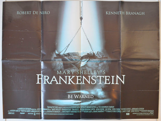 Mary Shelley's Frankenstein Original British Quad Poster - Movie Poster